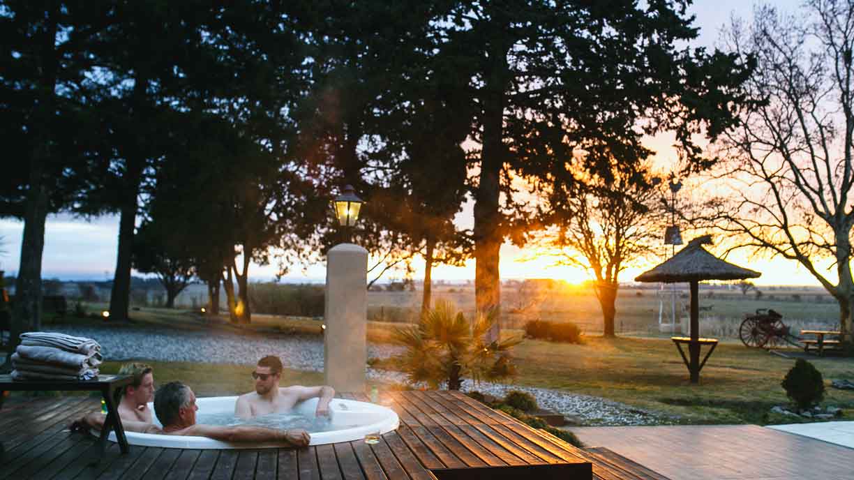 Jacuzzi at Sierra Brava Lodge