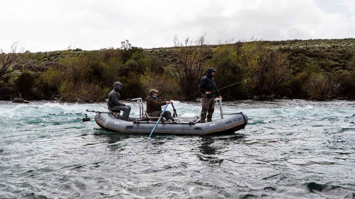 Fishing lodge boat