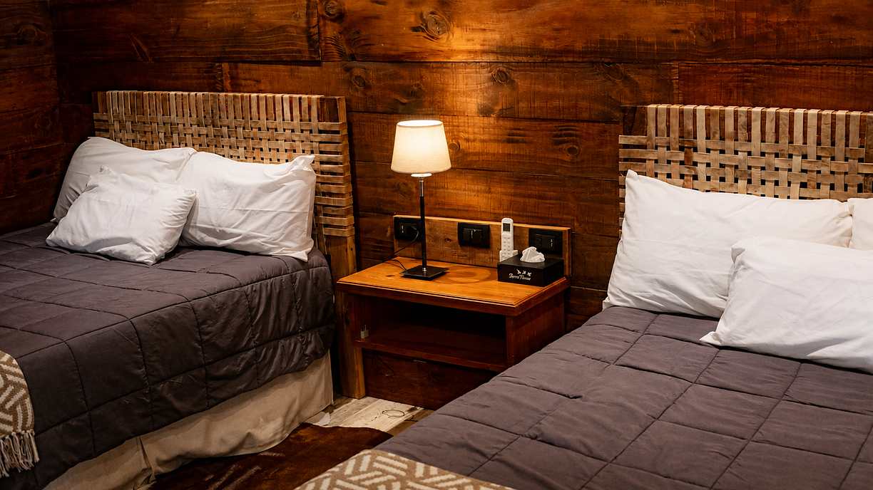 Double room at Rio Bravo Lodge