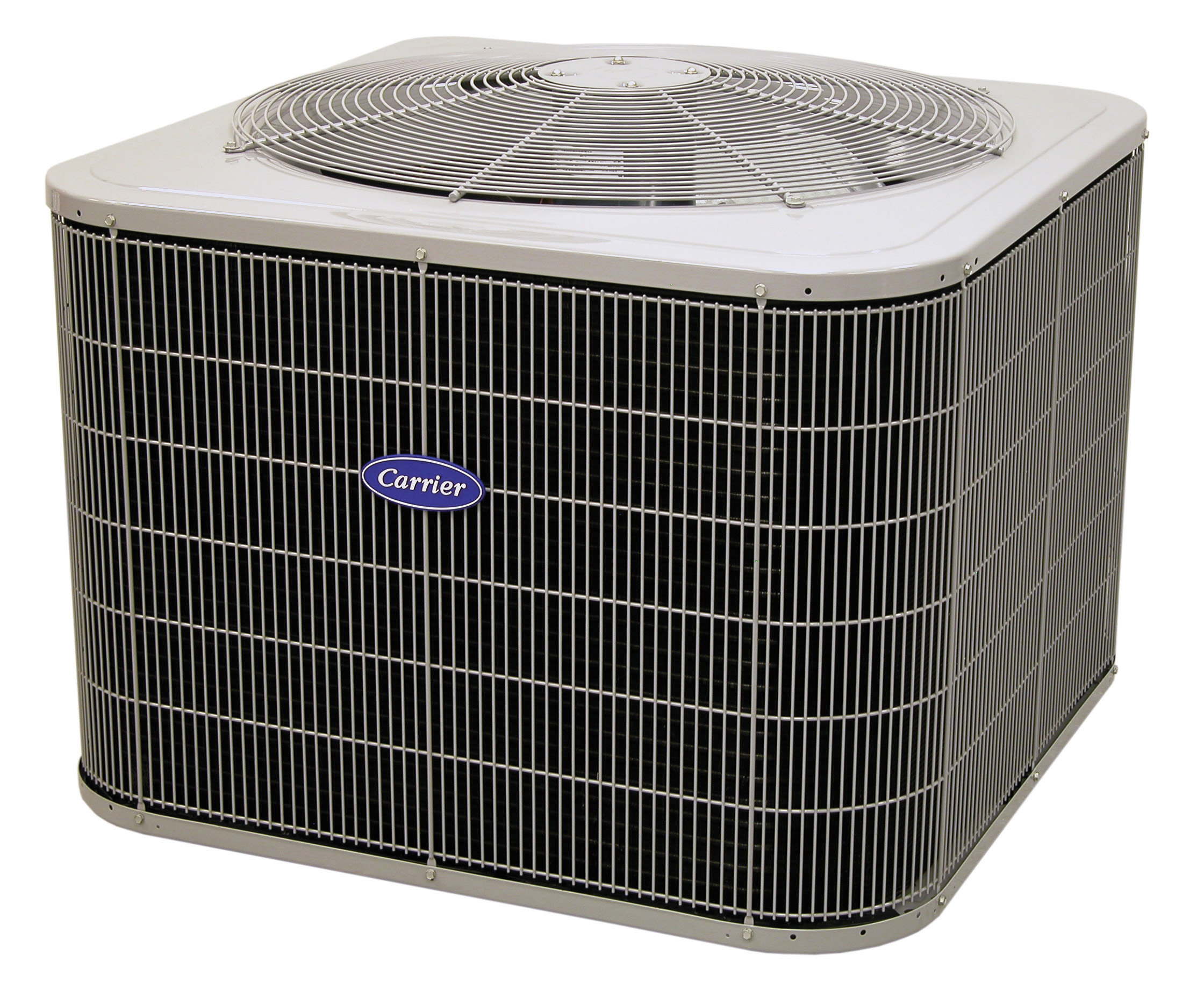 Comfort Series central air conditioner and heat pump unit, white outdoor condenser with reliable single-stage cooling technology