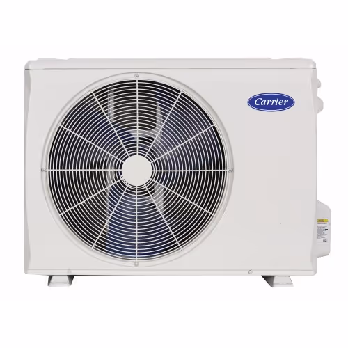 Single zone ductless mini-split system for individual room heating and cooling