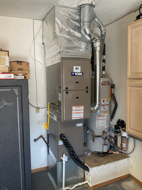 MGP Mechanical truck and equipment for residential furnace installation in Rio Rancho