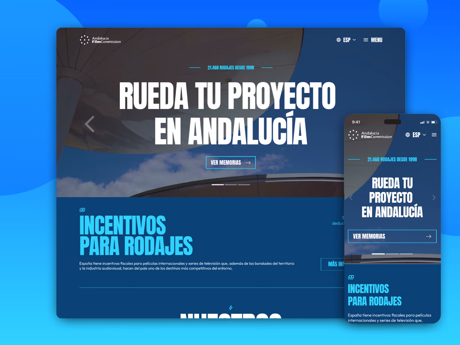 Andalucía Film Commission Website