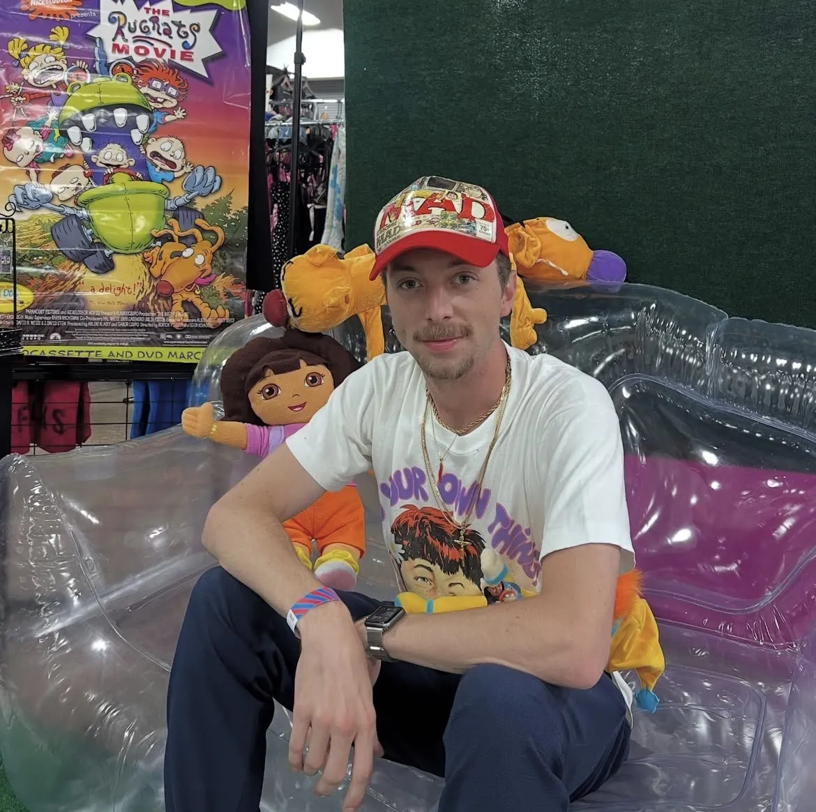 Lucas of Retroriginal in his shop