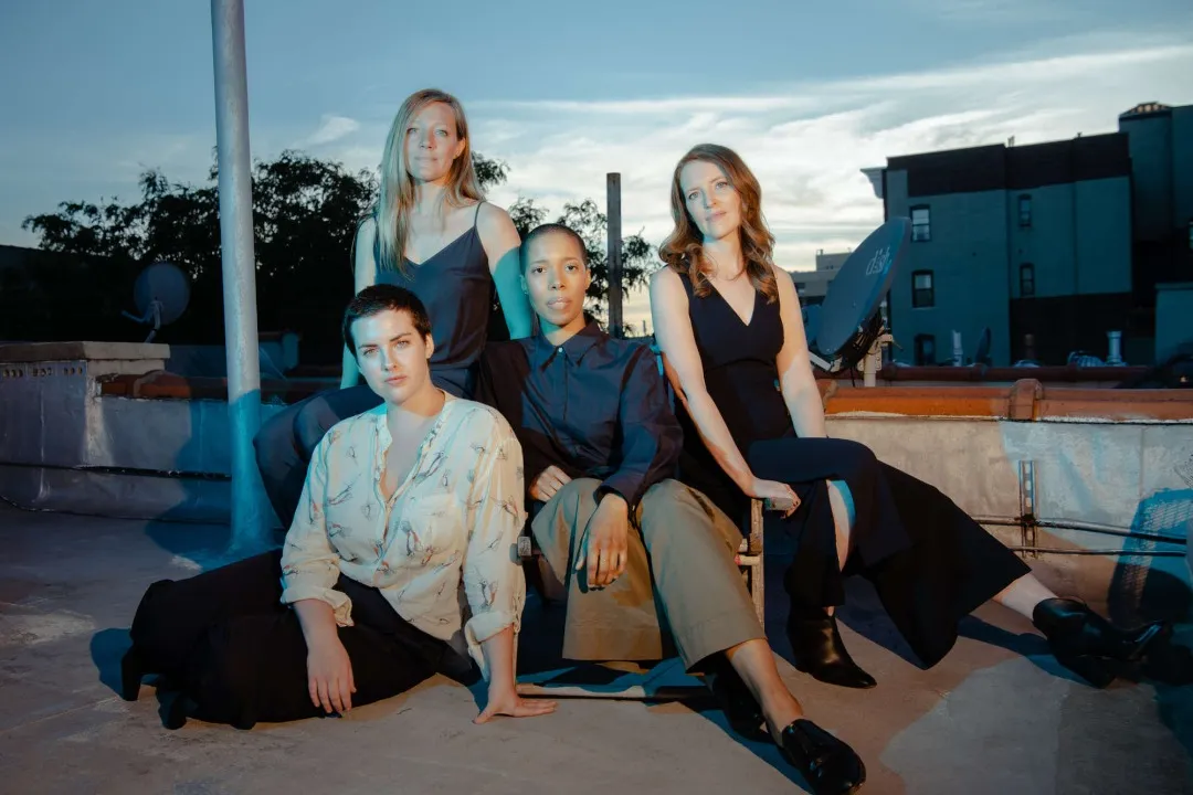 A photo of the band, the Overlook Quartet.