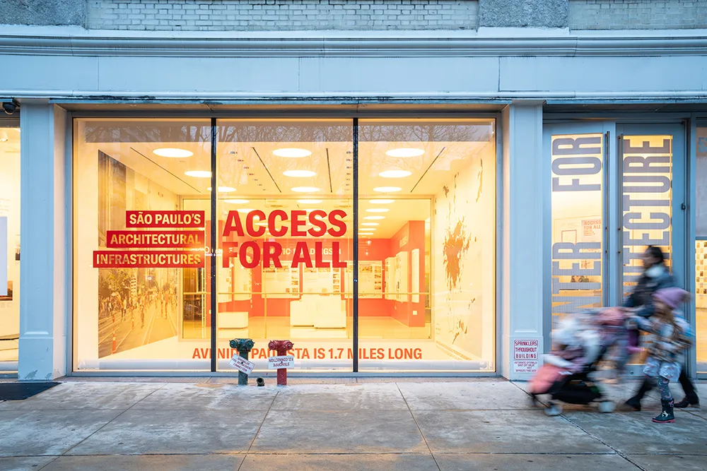 A photograph of the exterior of the Center for Architecture.