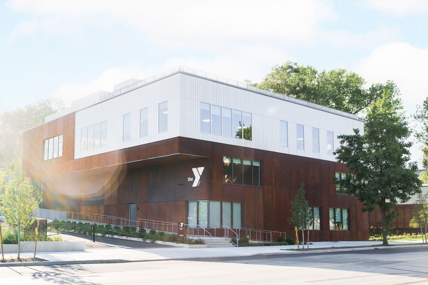 A rendering of the Northeast Bronx YMCA building