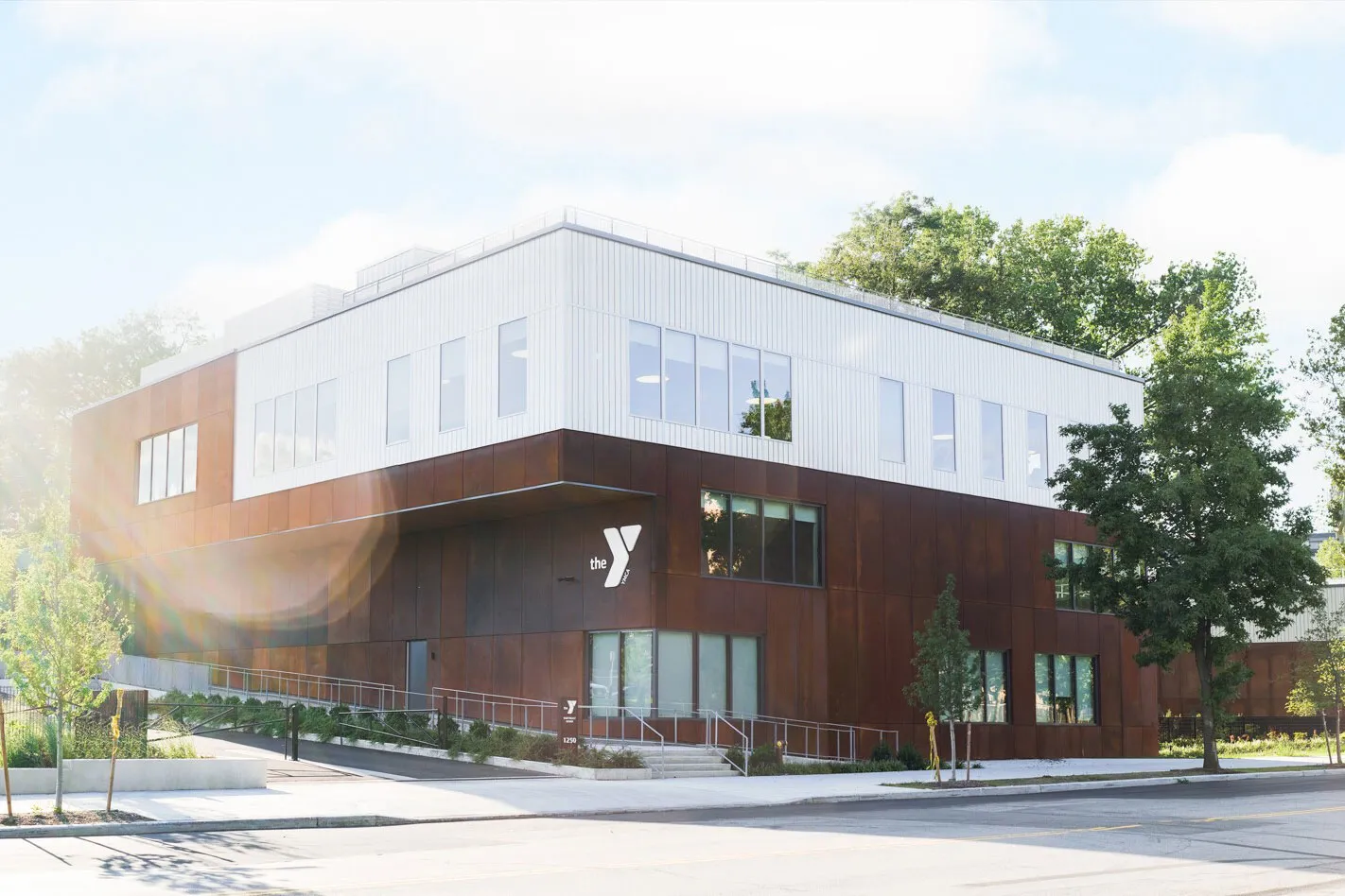 A rendering of the Northeast Bronx YMCA building