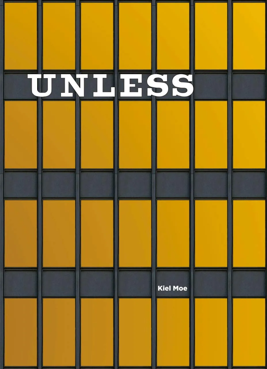 Black and yellow book cover of Unless