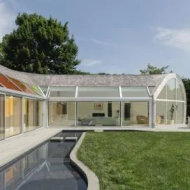 Full-color photo of Cocoon House by Nina Anker of nea studio.