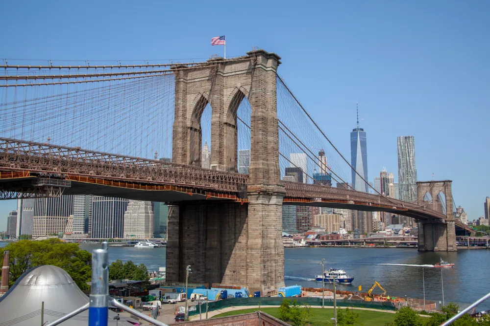 Photo of the Brooklyn Bridge.