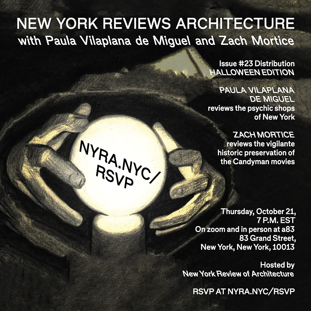 Promotional image for NYRA program, featuring a crystal ball.
