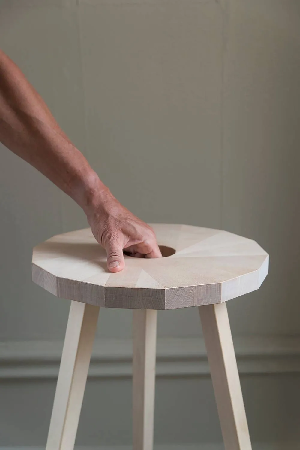 A photo of Lilla Snåland's stool, Circular future.
