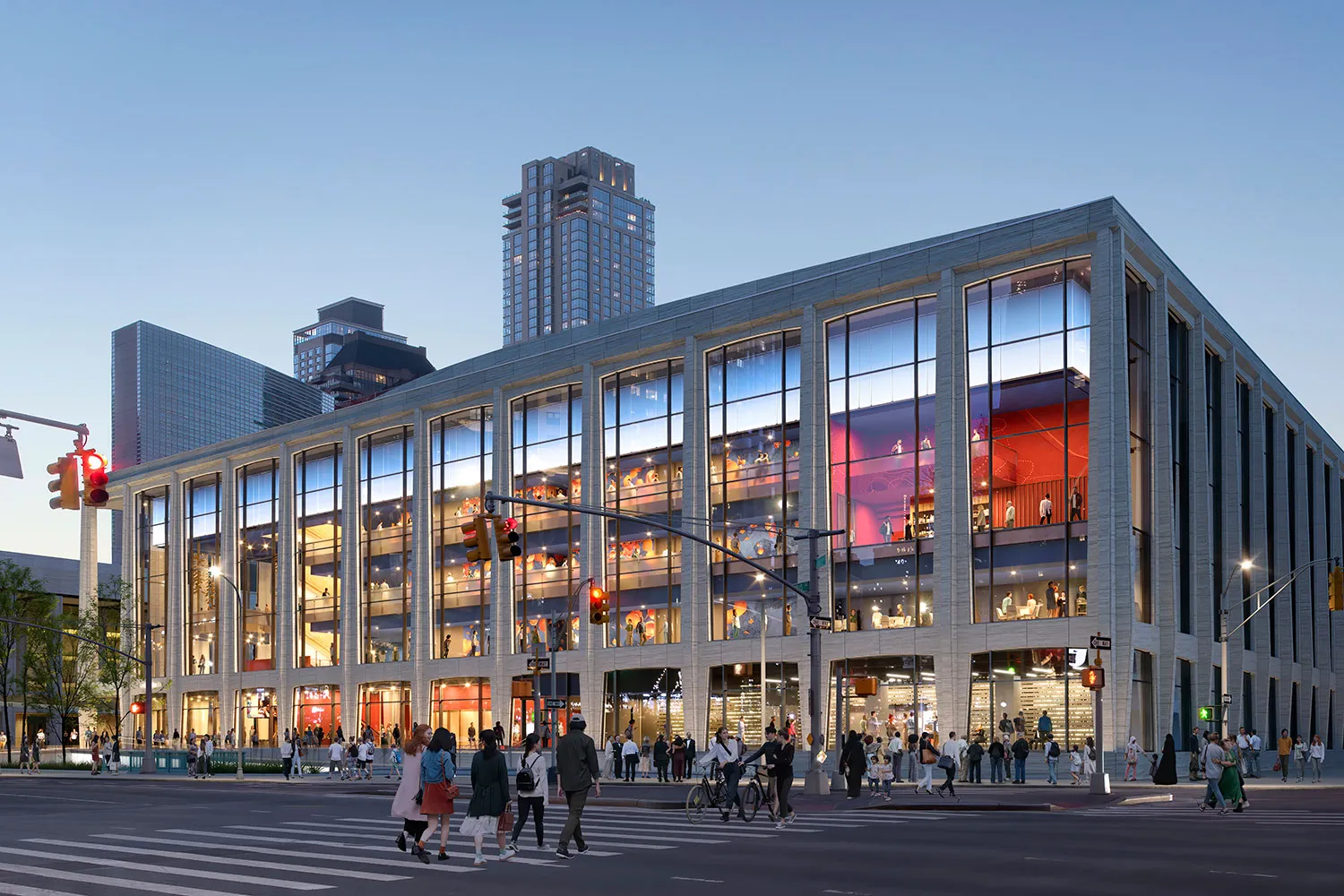 The exterior of David Geffen Hall