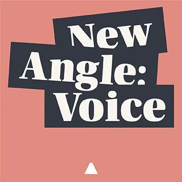 New Angle: Voice podcast logo