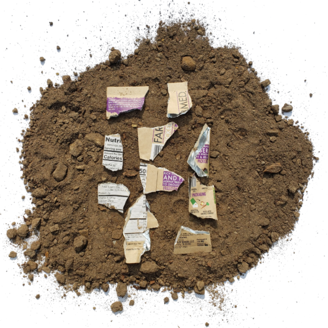 day 40 composting of bag