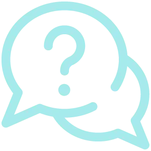 Question in chat bubble ion