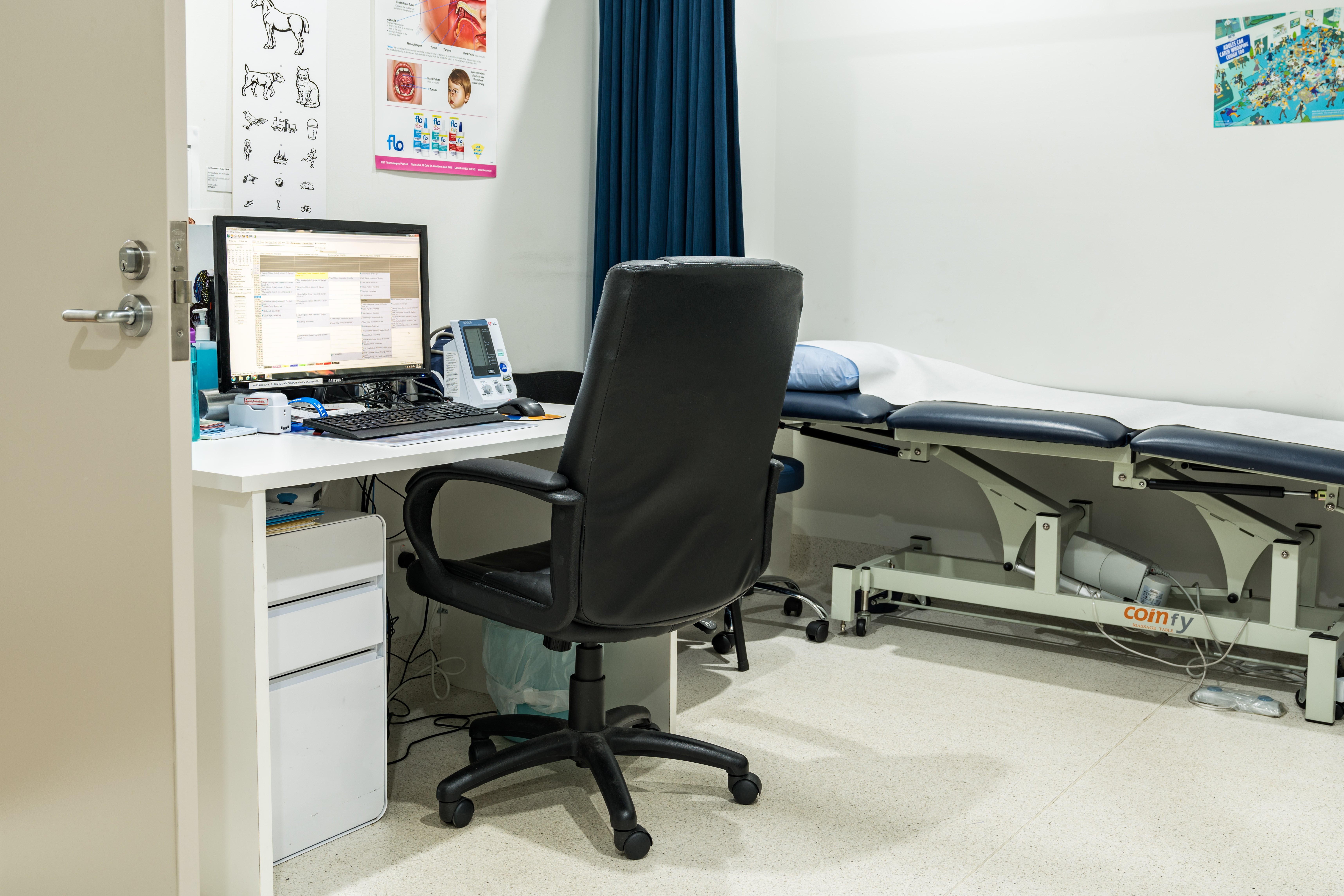 Treatment room at Spring Farm Medical Centre