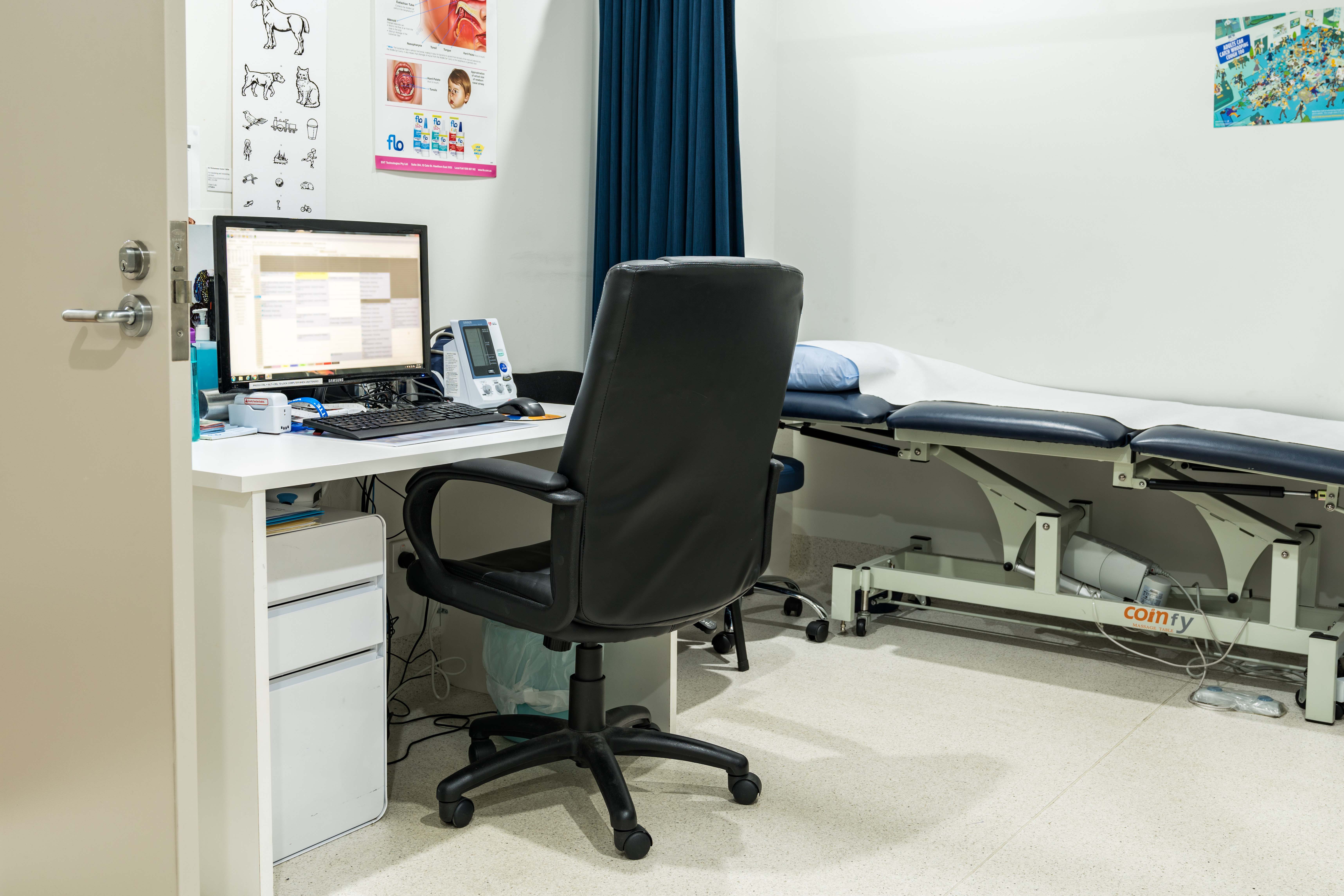 Treatment room at Spring Farm Medical Centre