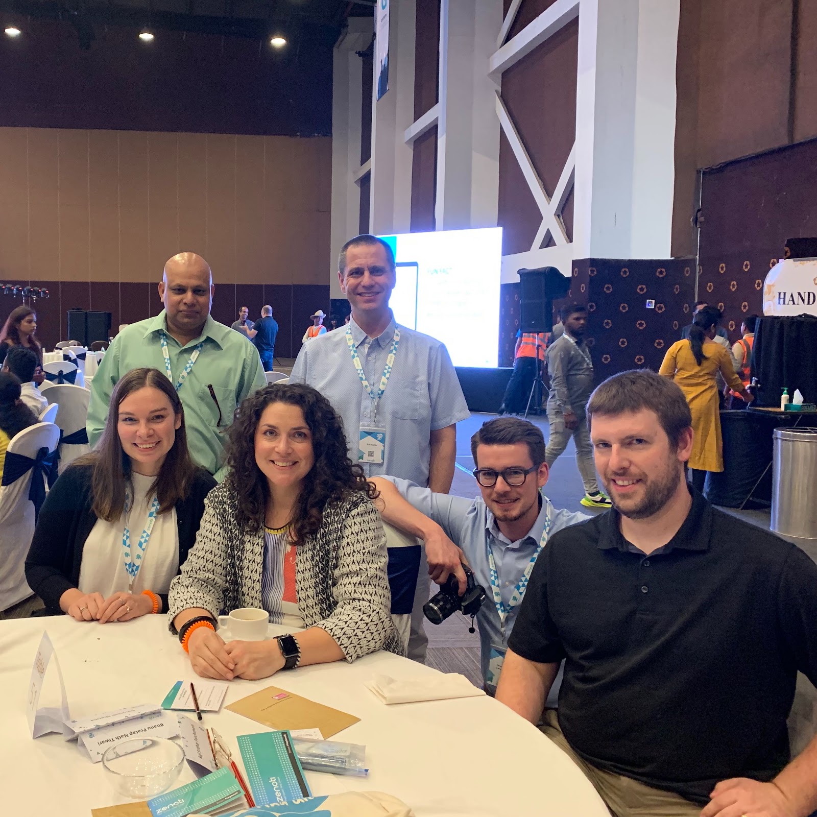 Zenoti’s Seattle office employees in an event