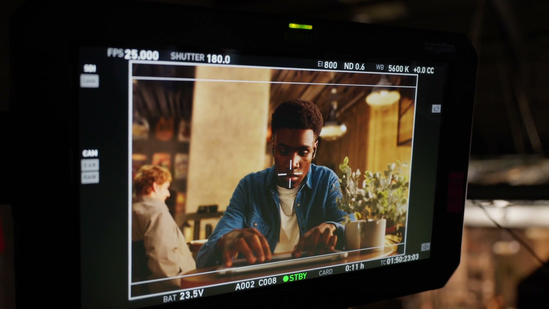 BPP Defy Your Limits, data science world, blue-hued server-room environment on the LED volume.