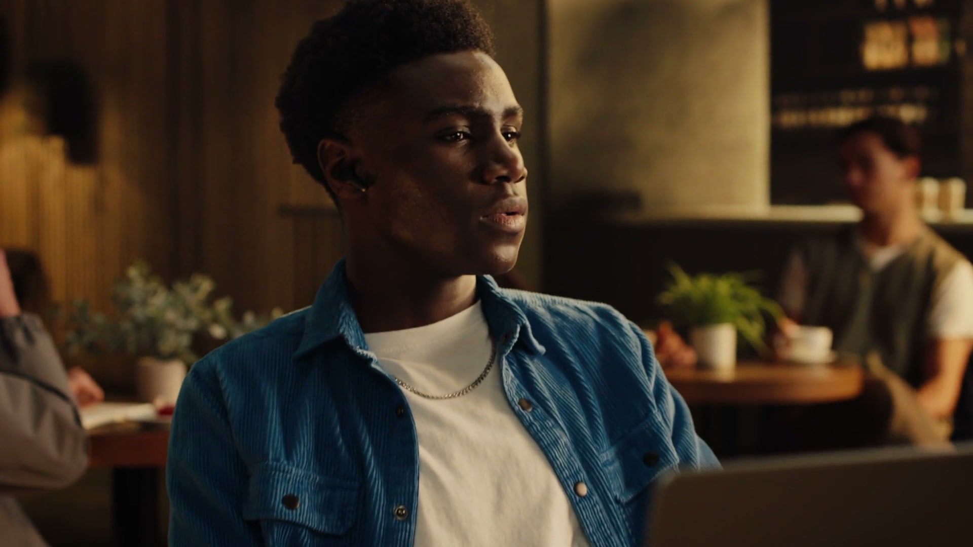 BPP Defy Your Limits, audience hero shot on the panel-stage VP set, Ben stepping into the light.