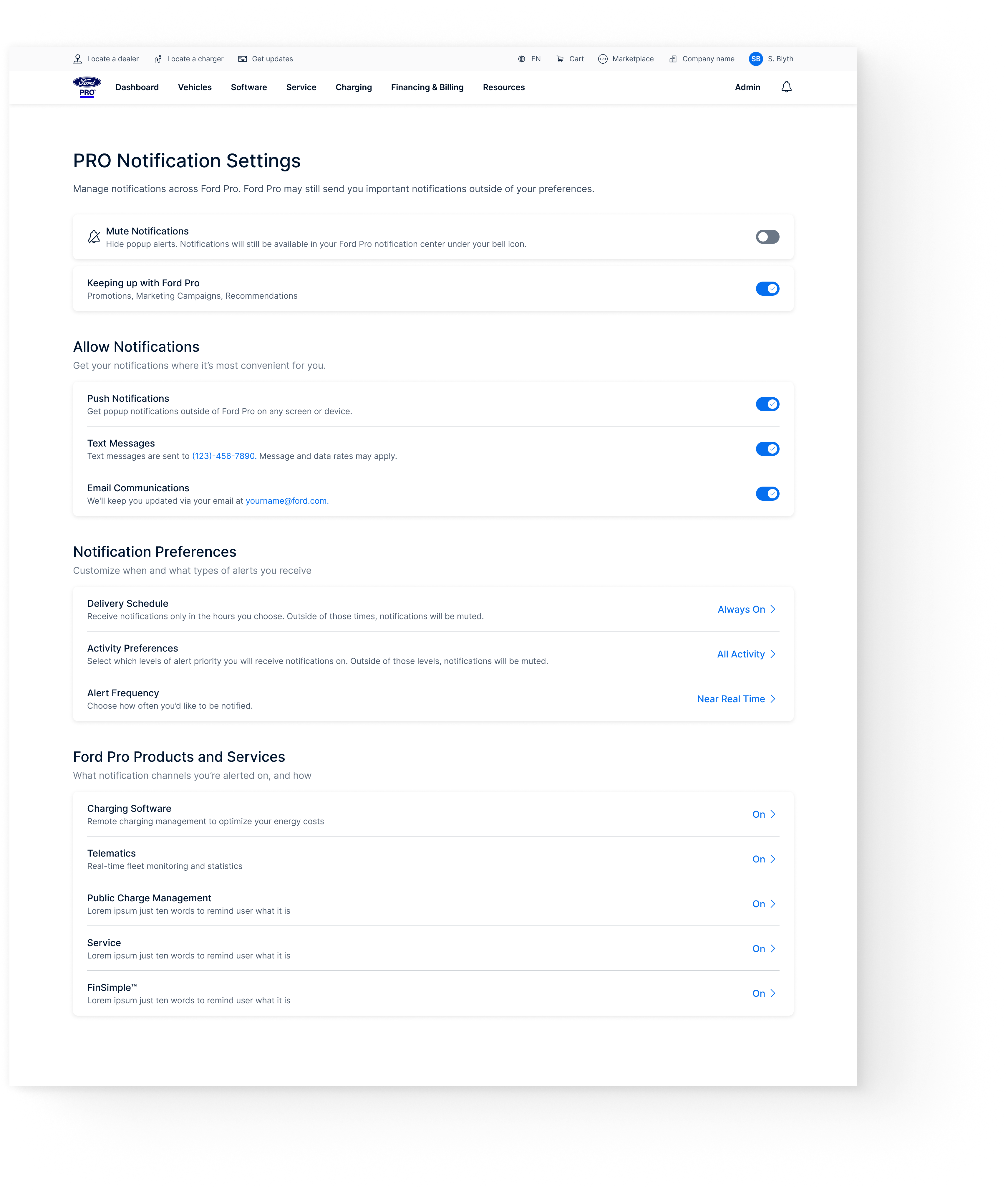 Mobile wireframes