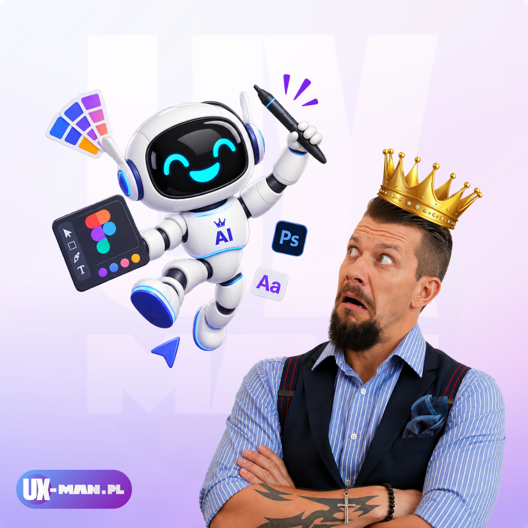 Czy AI zabierze pracę grafikom i UX UI Designerom - Piotr Trzaskowski UX-MAN
