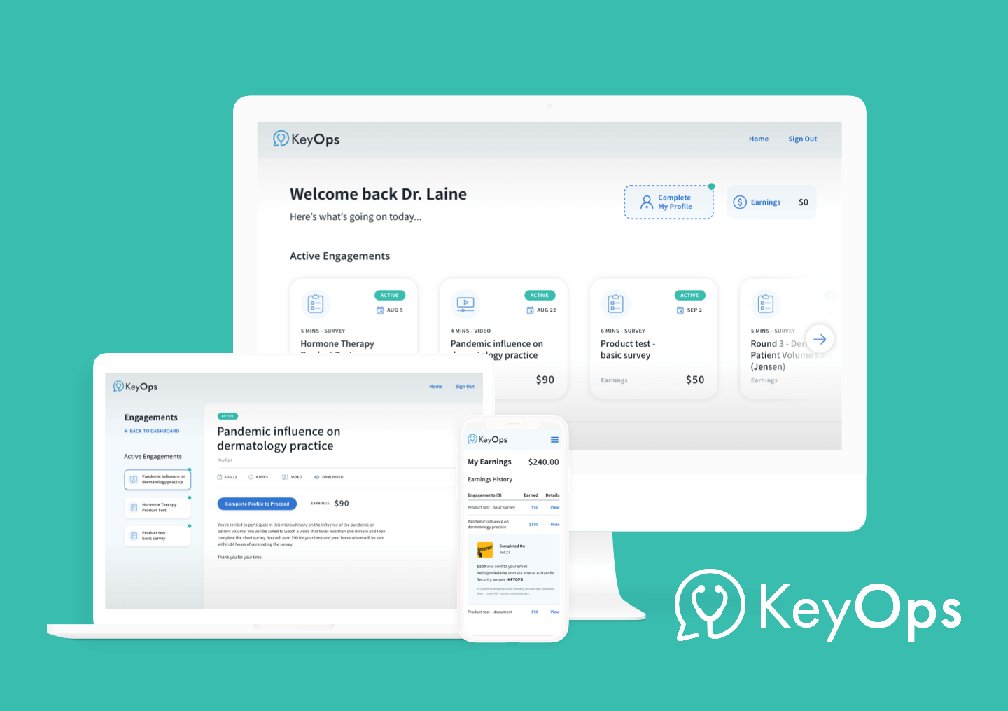 KeyOps - Doctor Dashboard