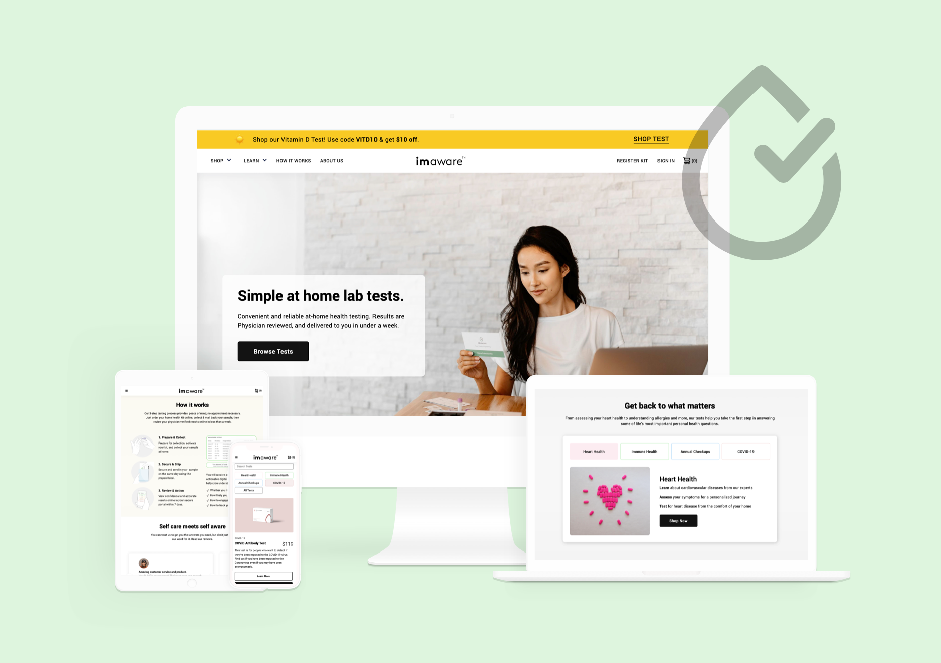 Imaware - Site & Packaging