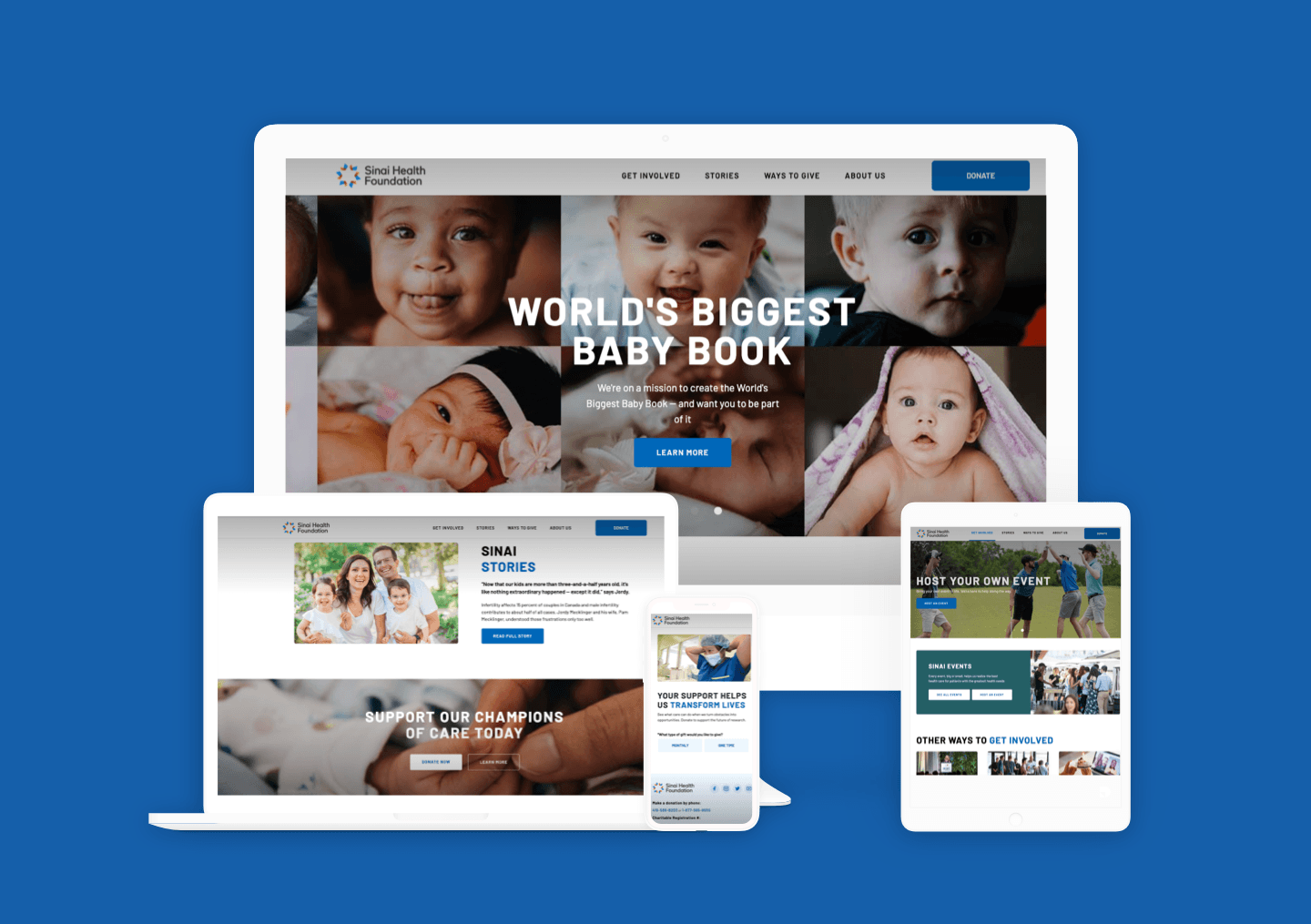 Sinai Health Foundation - Website