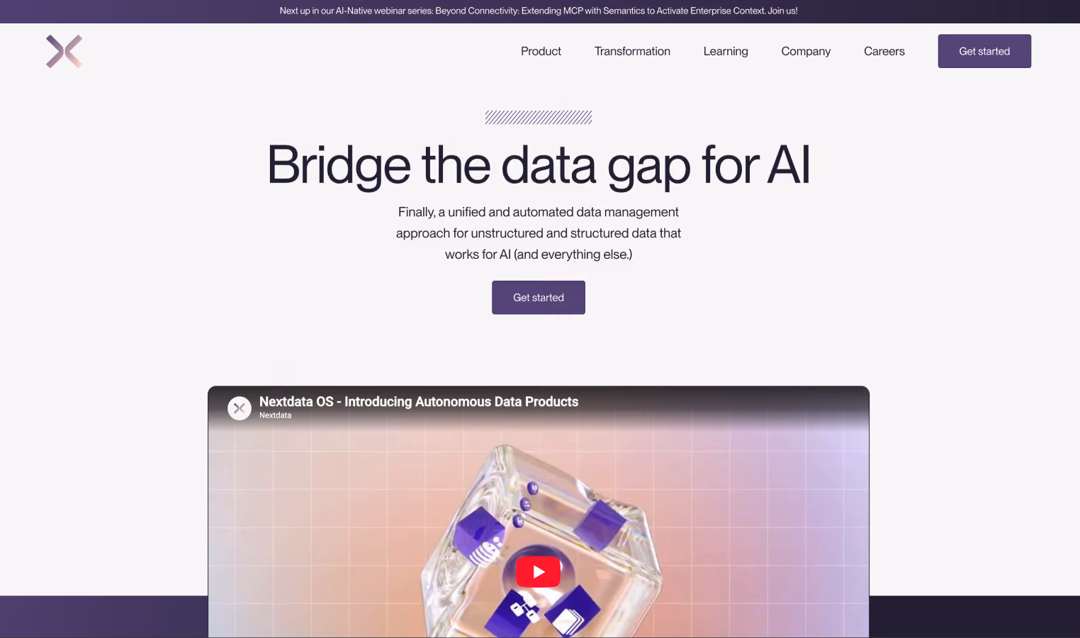 Talent Scout homepage promoting nearshore marketing, creative, and operations talent