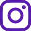 Instagram logo in purple