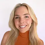 Kirsten Pihl on purple background