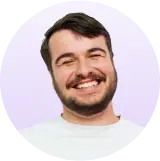 Christian Vik on purple background