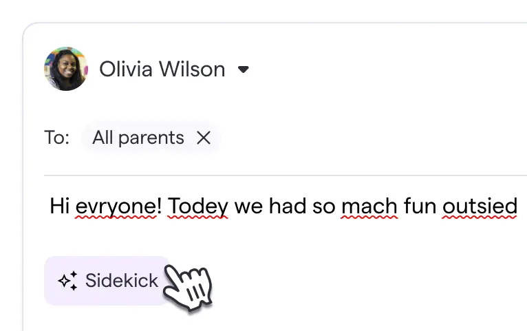 Eine Benachrichtigungsliste zeigt den Status von drei Personen an. Rolf Willi ist nicht mehr krank (Regenbogensymbol, aktualisiert vor 5 Minuten). Emily Müller ist krank (aktualisiert vor 1 Stunde) und Finn Keller hat am Freitag, den 5.9.25, frei (Aktualisierungszeit nicht sichtbar). Ein Cursor zeigt auf Rolfs Status.