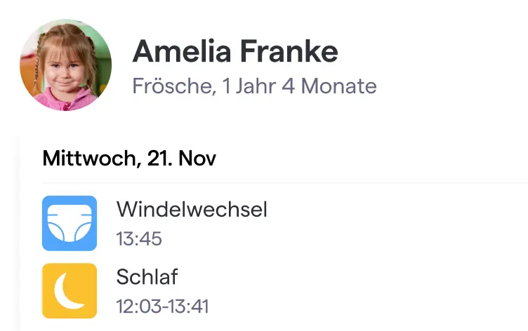 Eine Benachrichtigungsliste zeigt den Status von drei Personen an. Rolf Willi ist nicht mehr krank (Regenbogensymbol, aktualisiert vor 5 Minuten). Emily Müller ist krank (aktualisiert vor 1 Stunde) und Finn Keller hat am Freitag, den 5.9.25, frei (Aktualisierungszeit nicht sichtbar). Ein Cursor zeigt auf Rolfs Status.