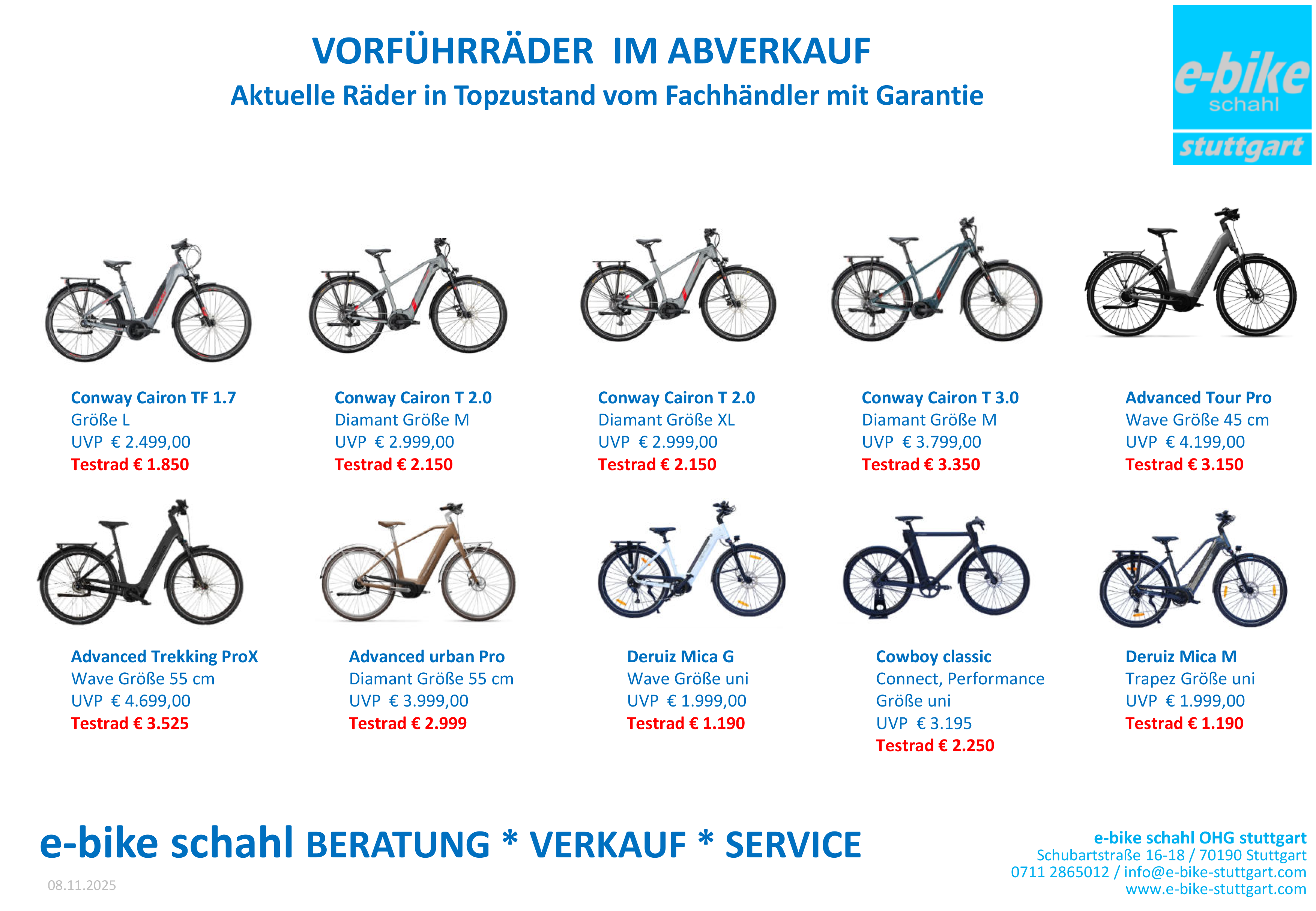 Abverkaufsliste August 2022