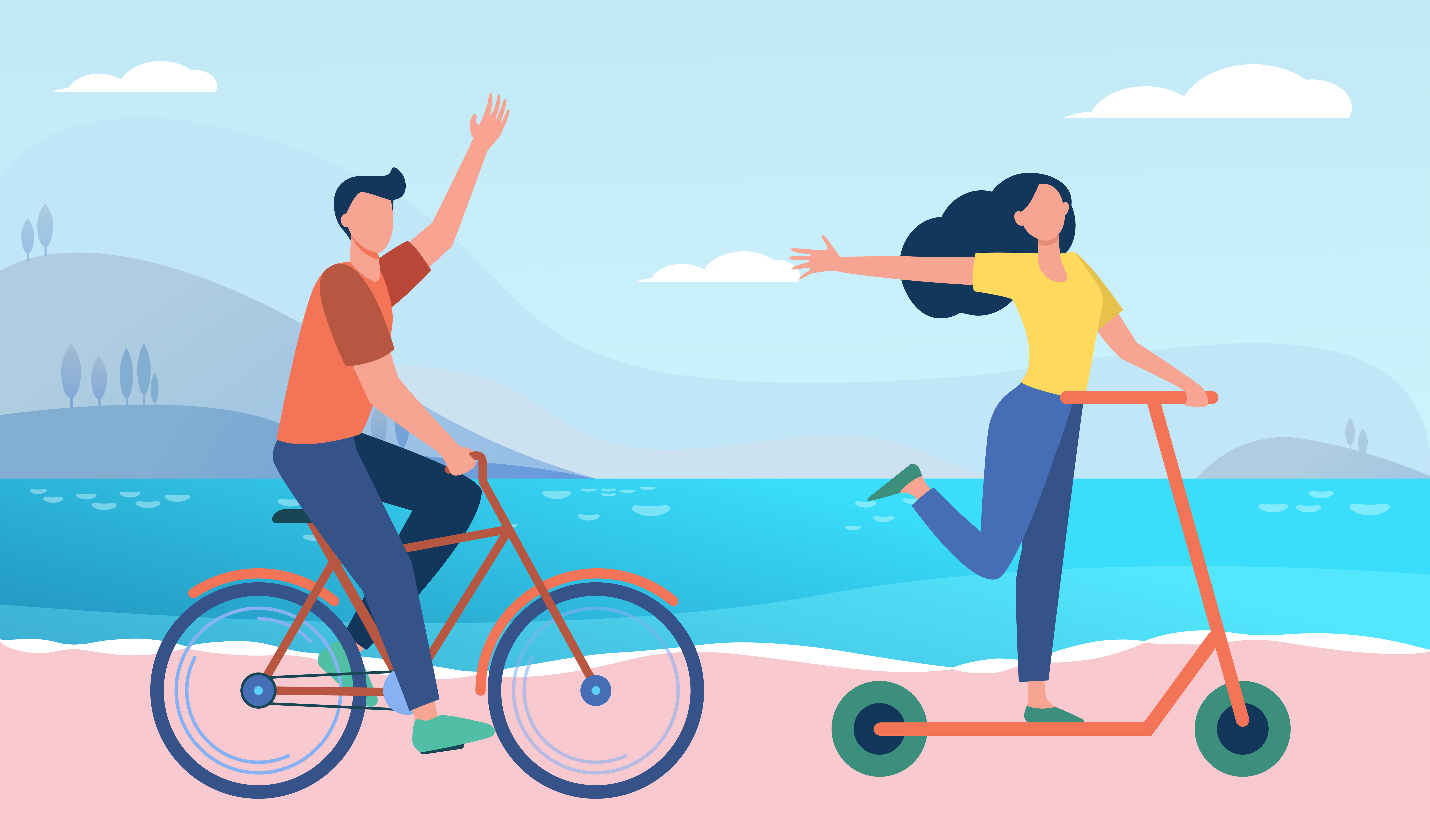 e-bike schahl macht Urlaub...
