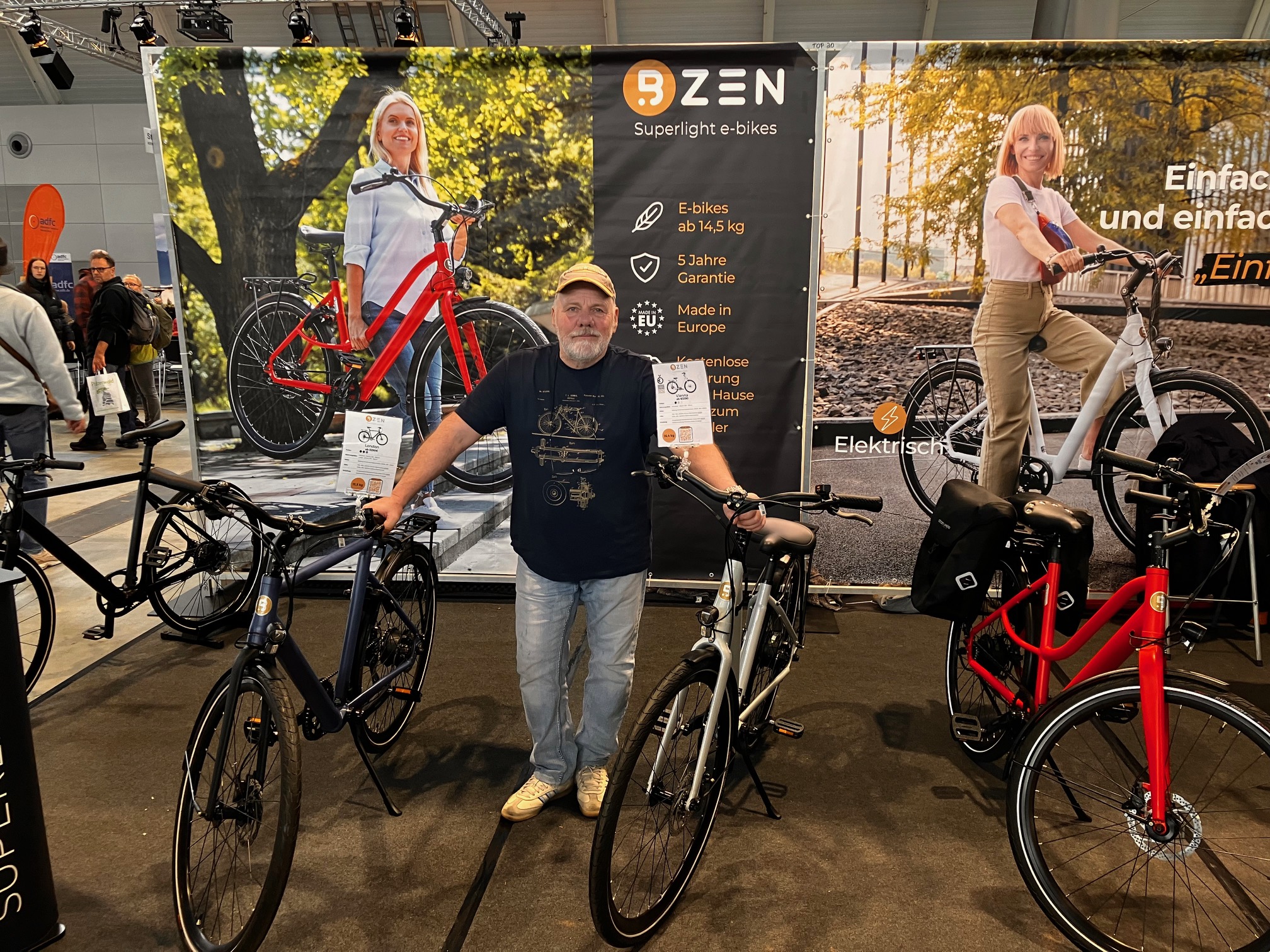 e-bike schahl auf der CMT Stuttgart – gemeinsam mit BZEN