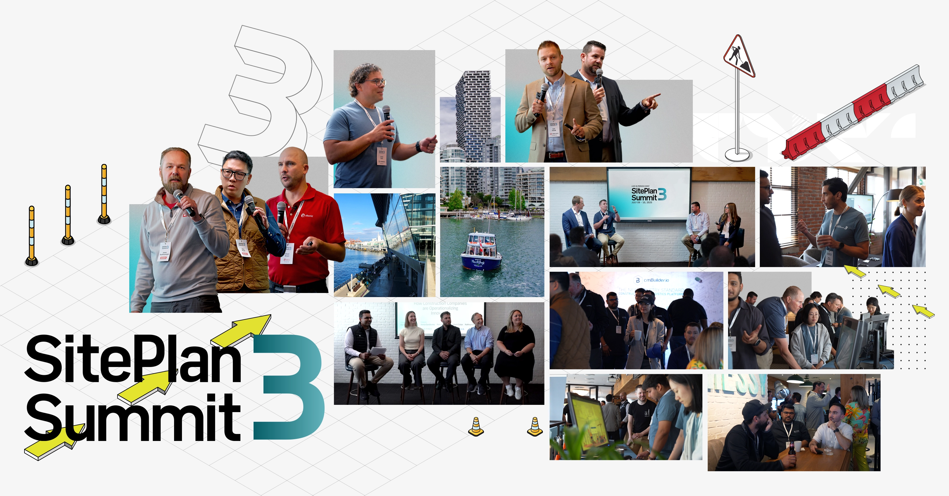 SitePlan Summit 3 brought together construction leaders, innovators, and cmBuilder users from across the industry for a summit packed with thought-provoking panels, real project showcases, and powerful discussions. Thank you to everyone who joined us - and if you missed it, or want to relive the best moments, you can explore the sessions below.