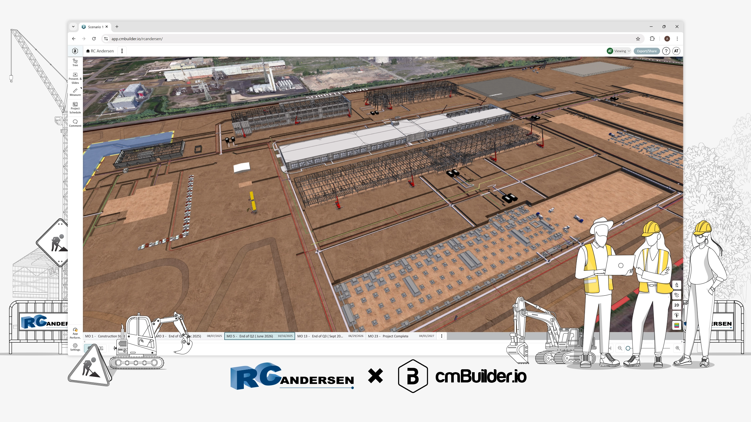 RC Andersen boosts proposal quality and site logistics planning with cmBuilder, using powerful digital tools to streamline complex projects and gain a competitive edge. 