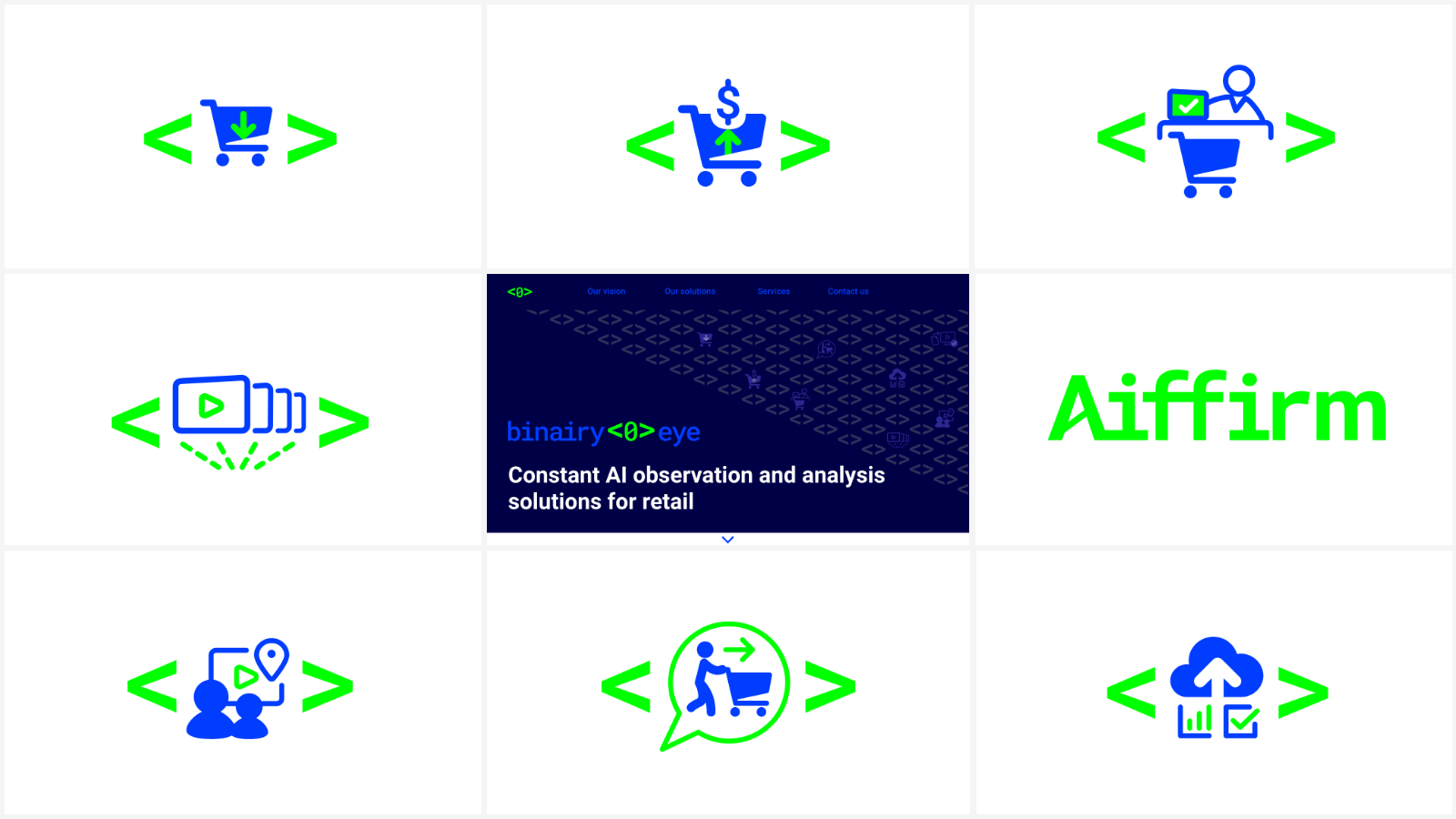 Binairy Eye service icons