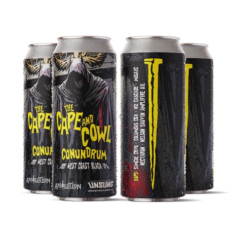 The Cape and Cowl Conundrum DDH West Coast Black IPA