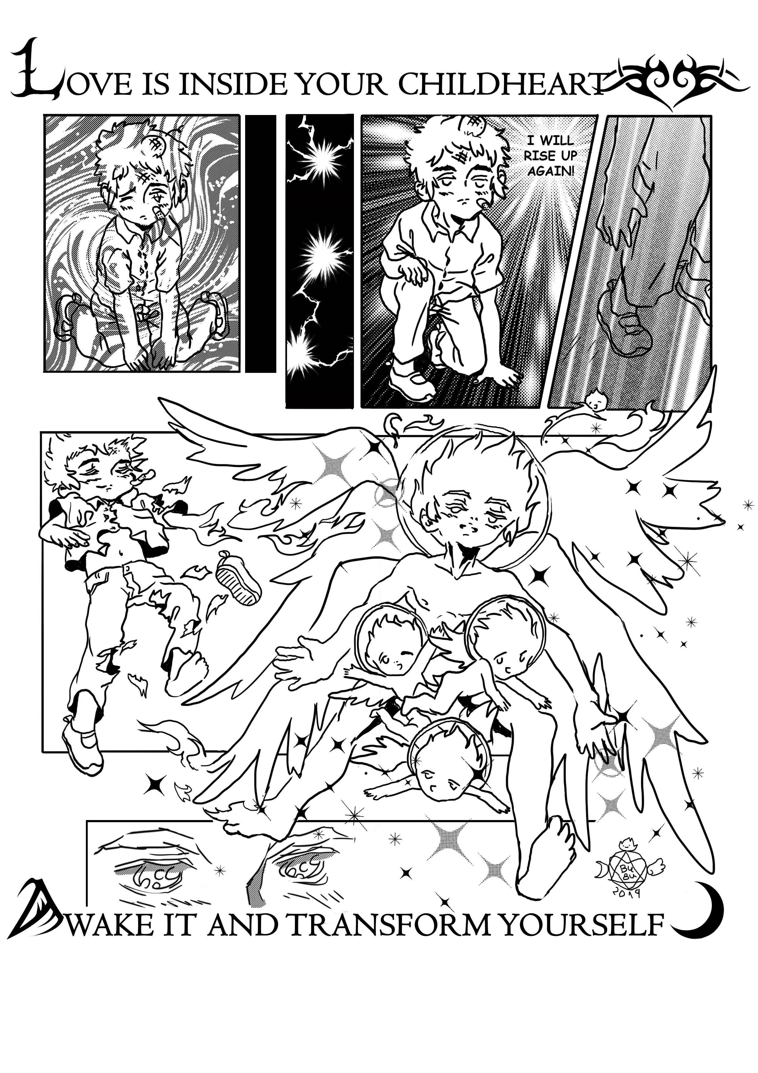 T-shirt design comic