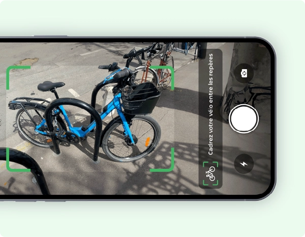 Fonctionnalité Vigipark de l'application mobile Sharelock