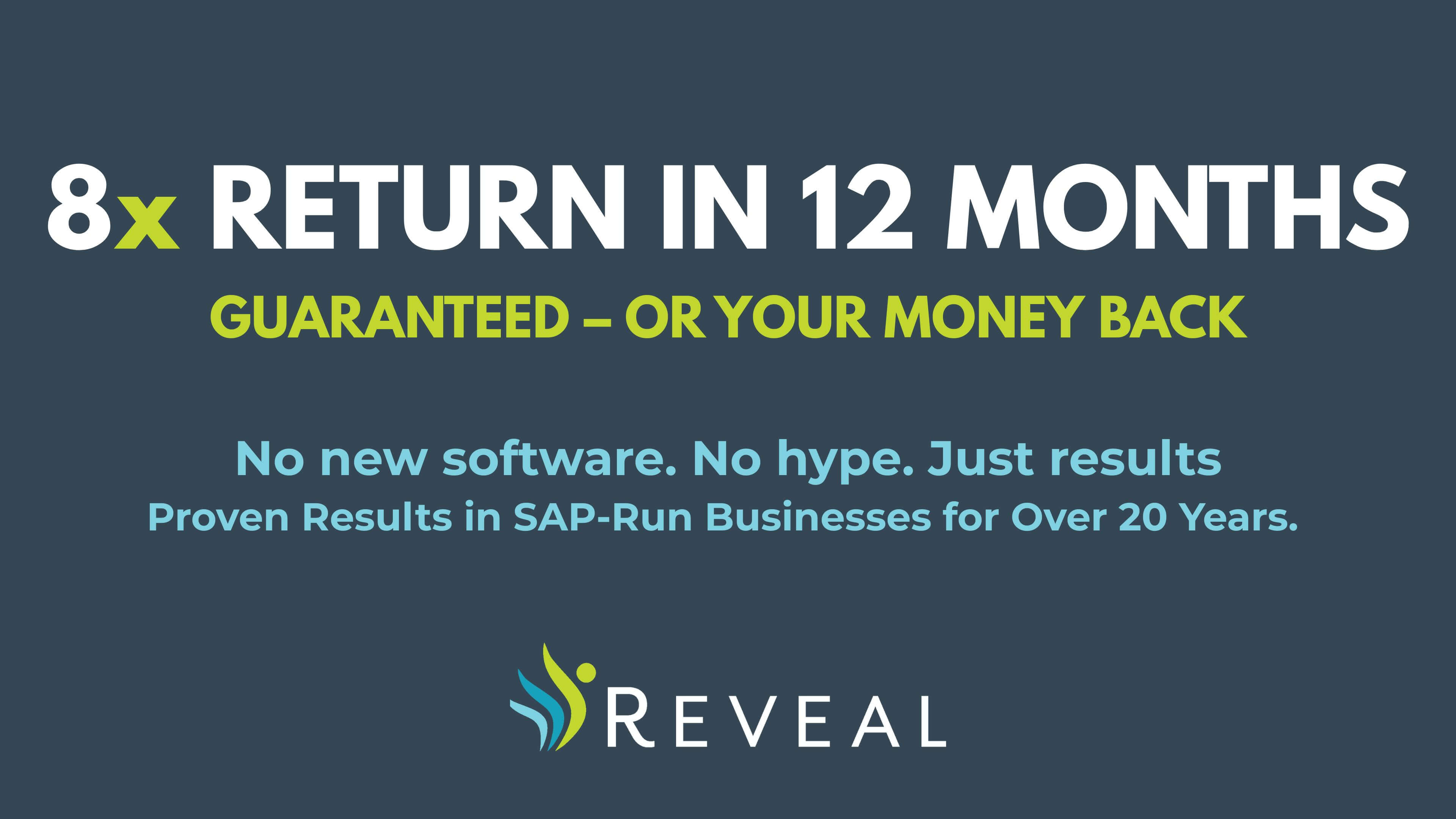  SAP Supply Chain Optimization with Guaranteed Financial Return
