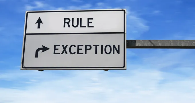 Which Exceptions Are "Real" Exceptions?