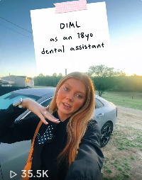 Anna — dental assisting student and working DA