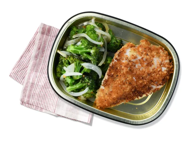 Baked crispy chicken caesar